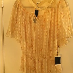 💞AnnaSuiRareOnlineNWTCherryBlossomBowBlouse💓